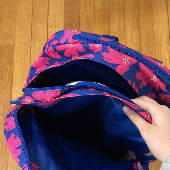 Vera bradley flower backpack - Picture 2 of 4